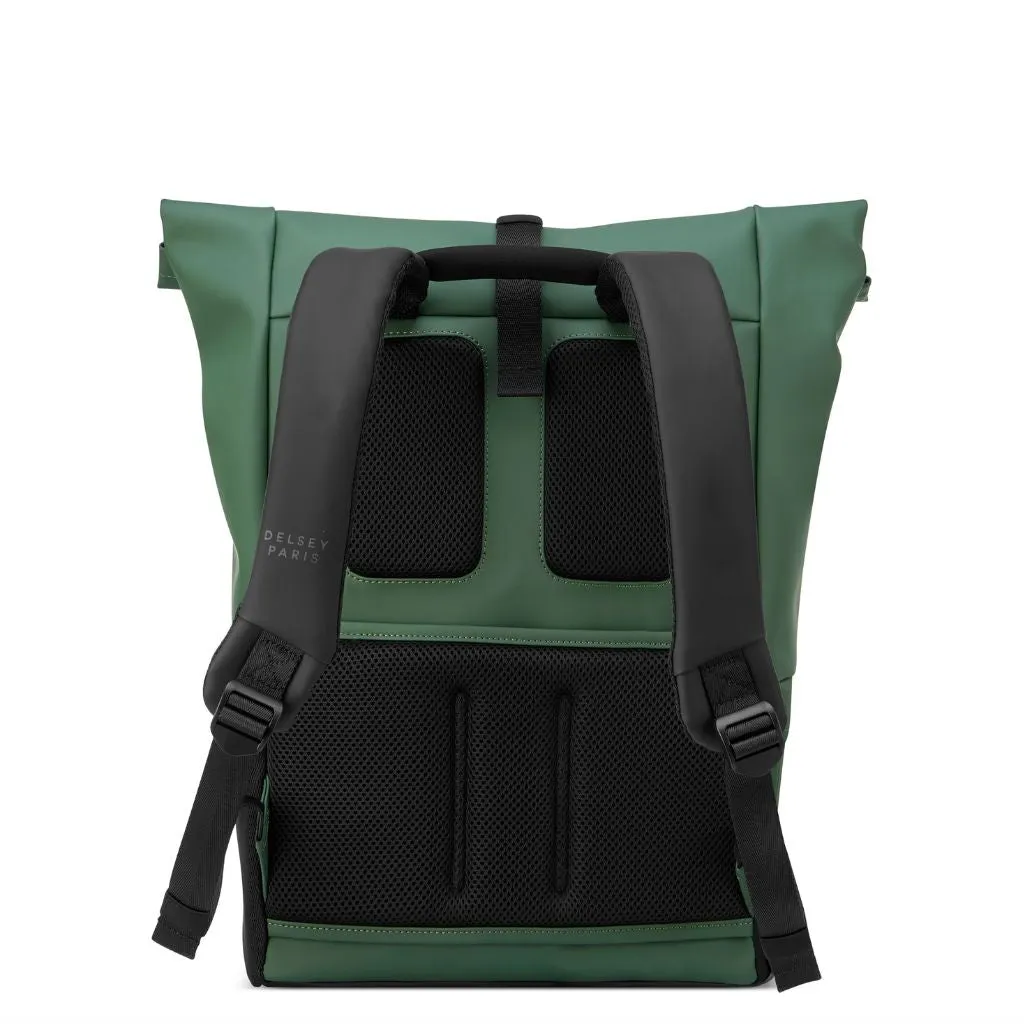 Delsey Turenne Soft Laptop Backpack 15" - Green