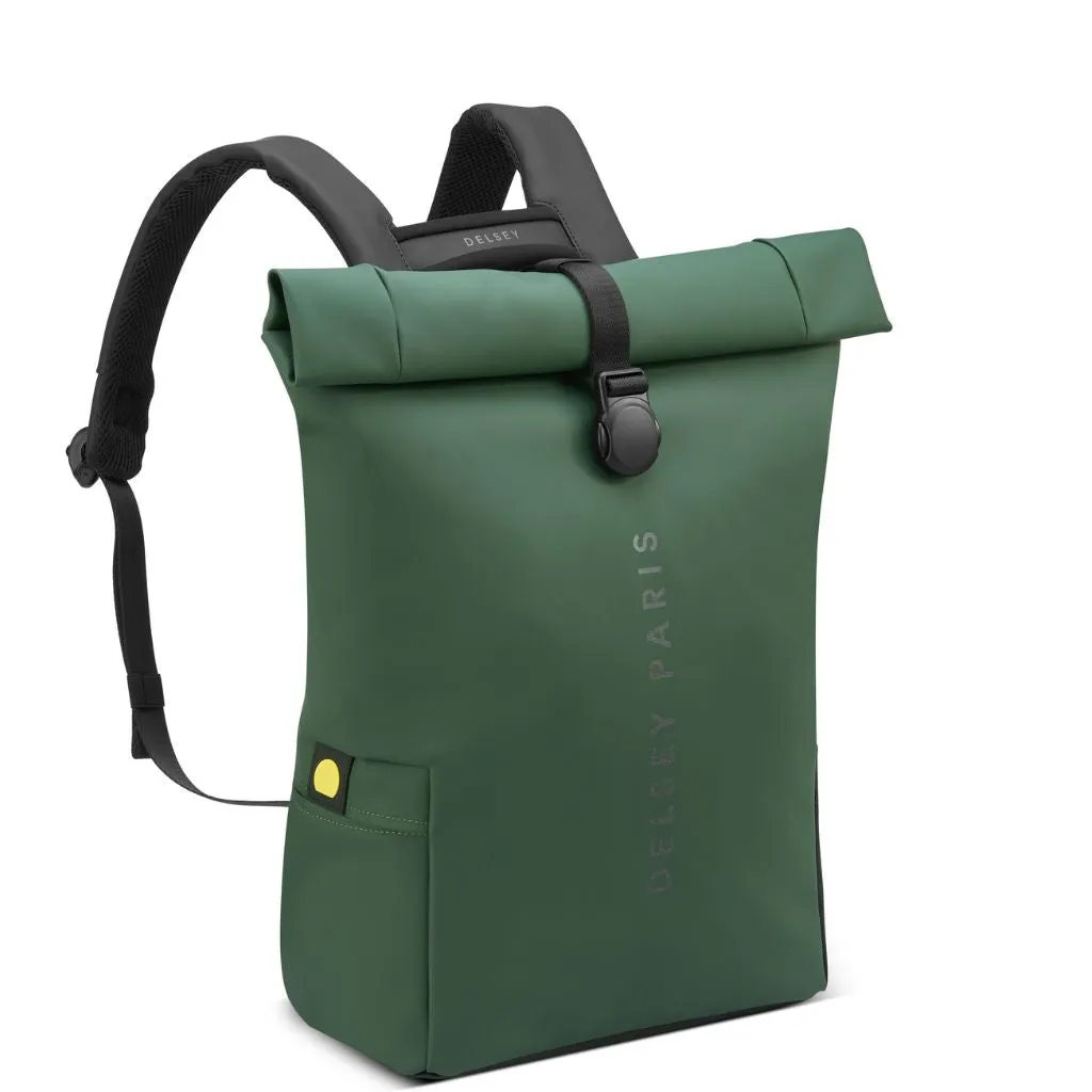 Delsey Turenne Soft Laptop Backpack 15" - Green