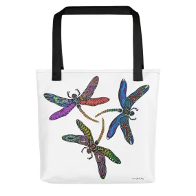 DRAGONFLY CIRCLE Tote bag