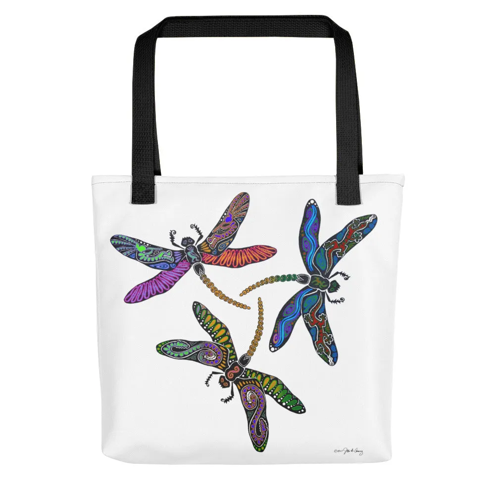 DRAGONFLY CIRCLE Tote bag