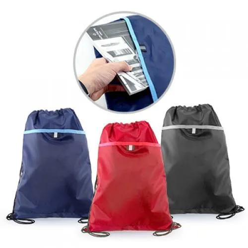 Drawstring Bag with Valuable Pocket