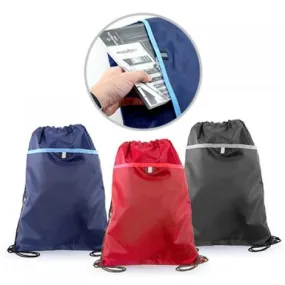 Drawstring Bag with Valuable Pocket