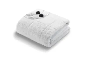 Dreamland 16696C Scandi Sherpa Full Double Bed Size Heated Underblanket with Dual Controls