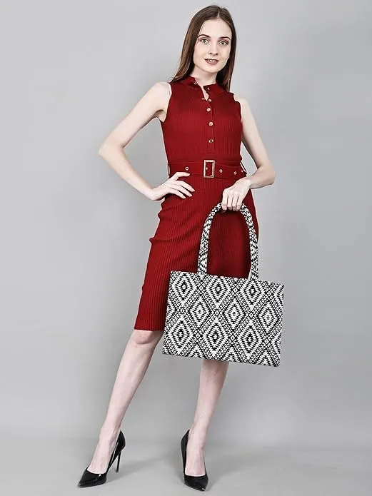 Elegant Women's Tote Handbag for Office, College, and Parties