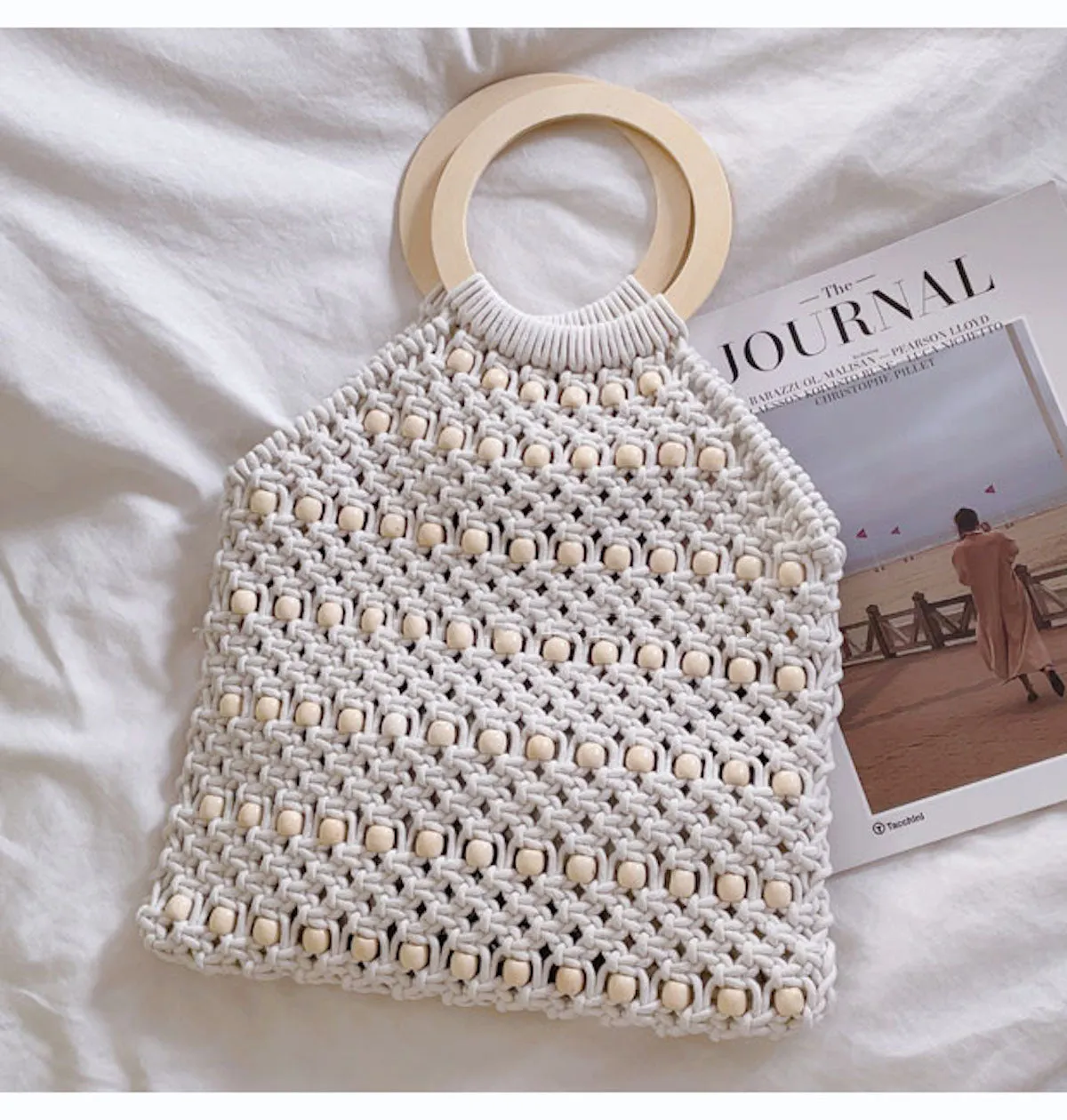 Elena Handbags Knit Top Handle Bag