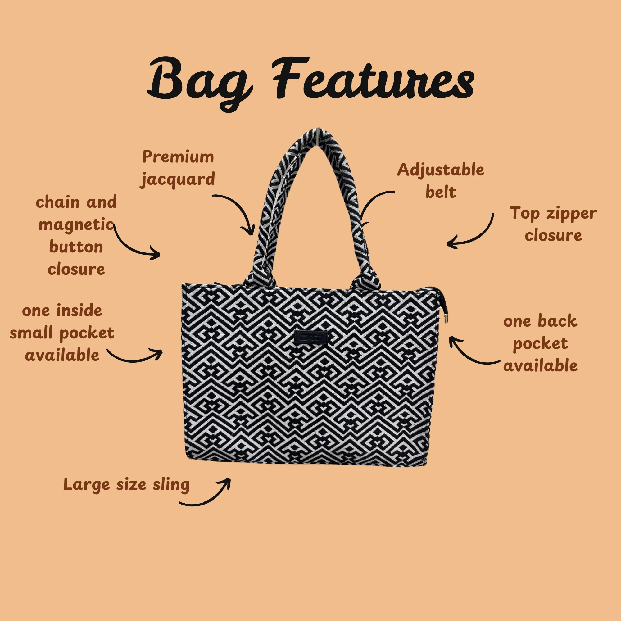 EMMY BOX TOTE BAGM - D3