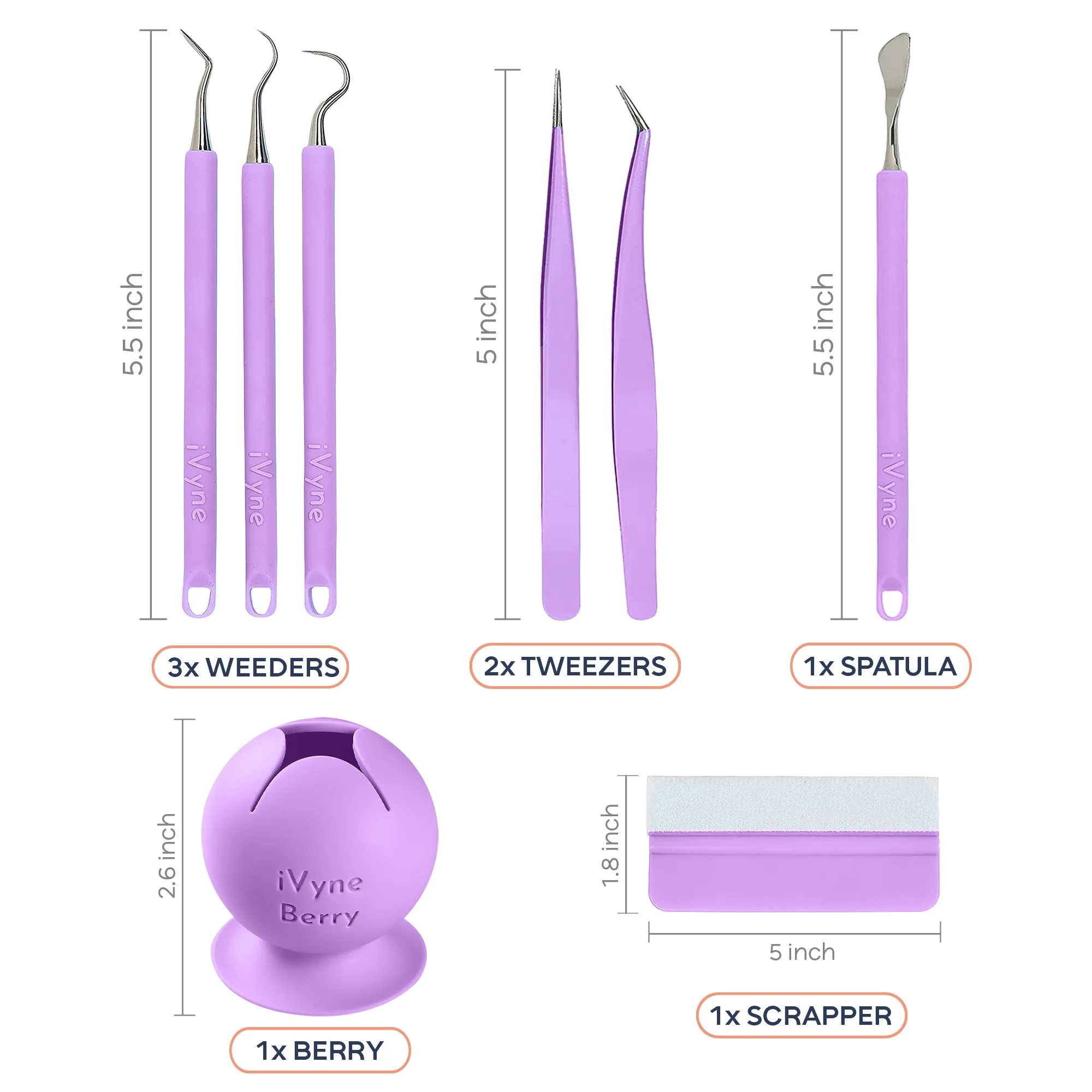 Essentials 8 Piece Vinyl Tool Set