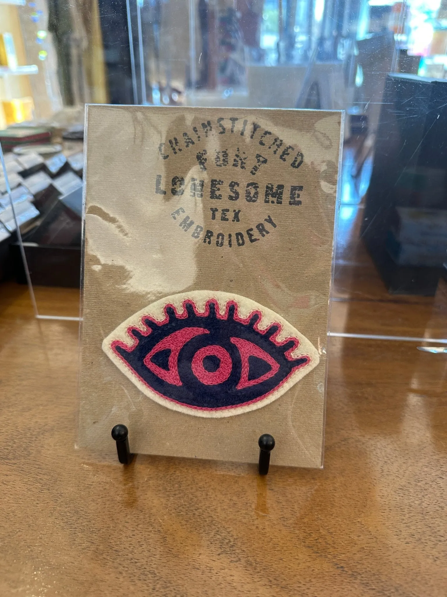 Evil Eye Chain Stitched Embroidery Patch