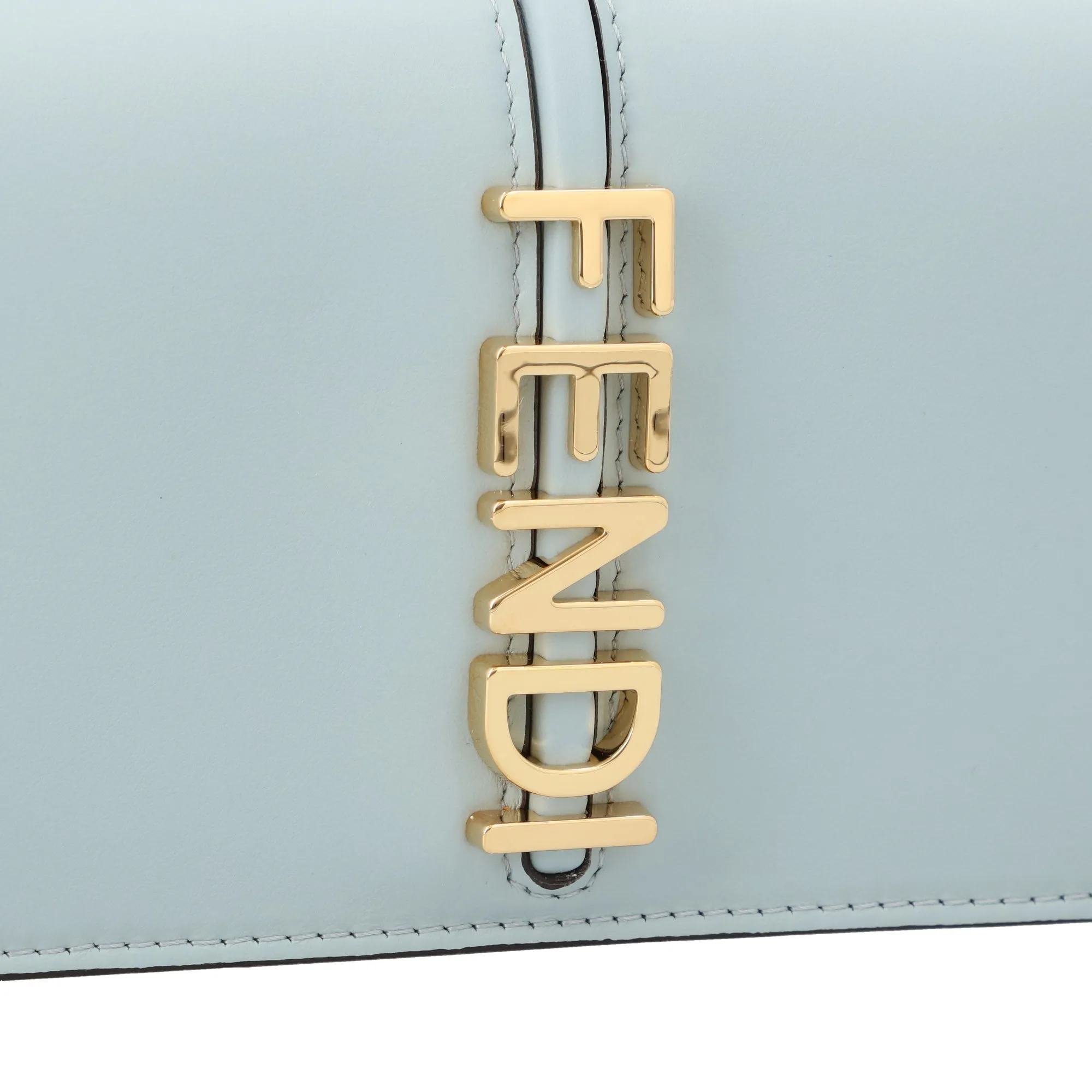 Fendi Fendigraphy Wallet On Chain Blue