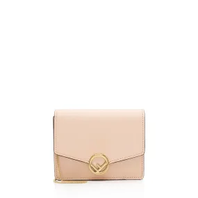 Fendi Grained Calfskin F is Fendi Wallet on Chain Bag