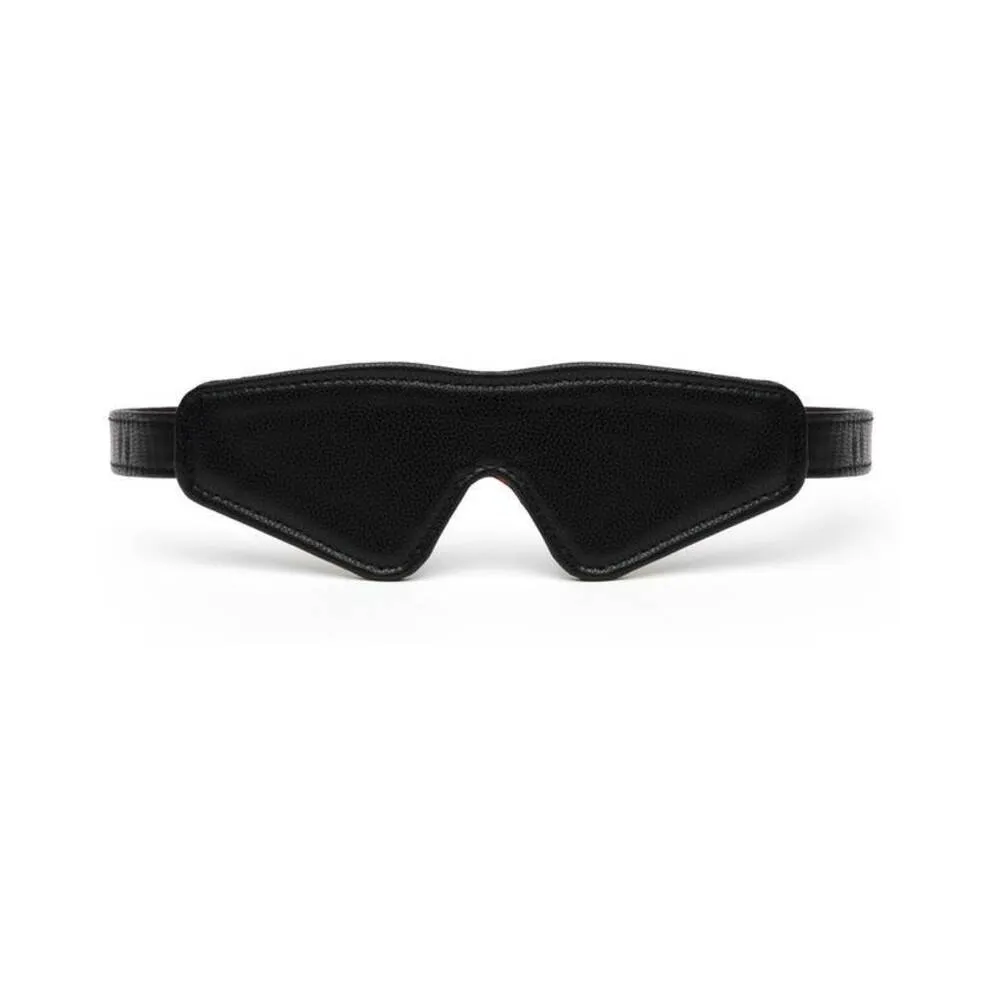 Fifty Shades of Grey Sweet Anticipation Faux Leather Reversible Velcro Blindfold Red/Black