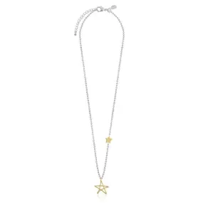Florrie Gold Star 46cm Sliding Extender Necklace 3939