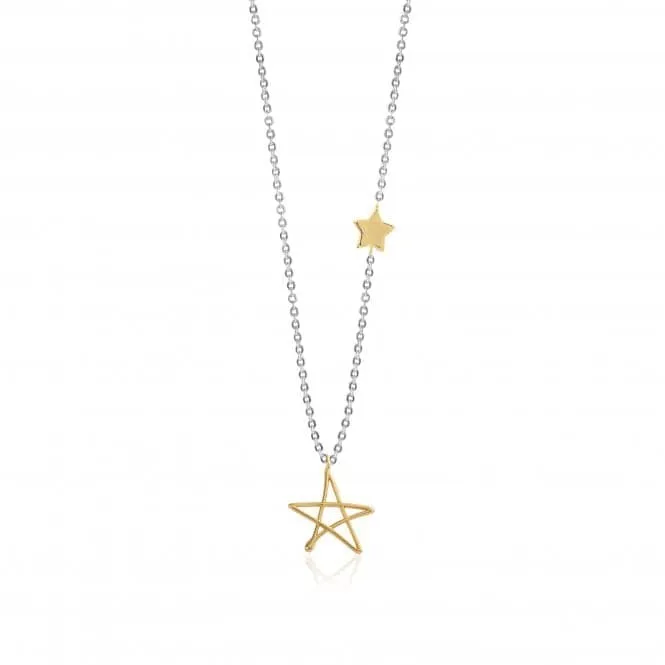 Florrie Gold Star 46cm Sliding Extender Necklace 3939