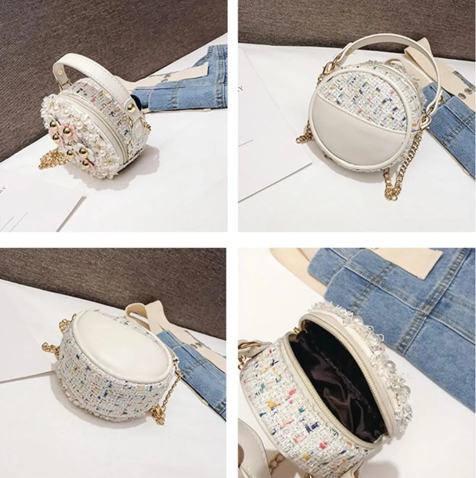 FLOWER LITTLE GIRL TODDLER CROSSBODY PURSE
