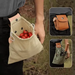 Foldable Canvas Belt Bag