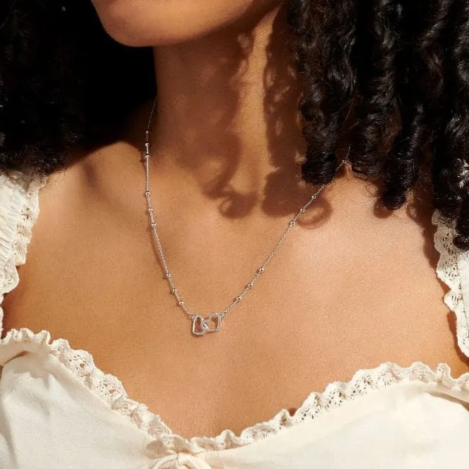 Forever Yours Darling Daughter Silver Plated 46cm   5cm Necklace 6716