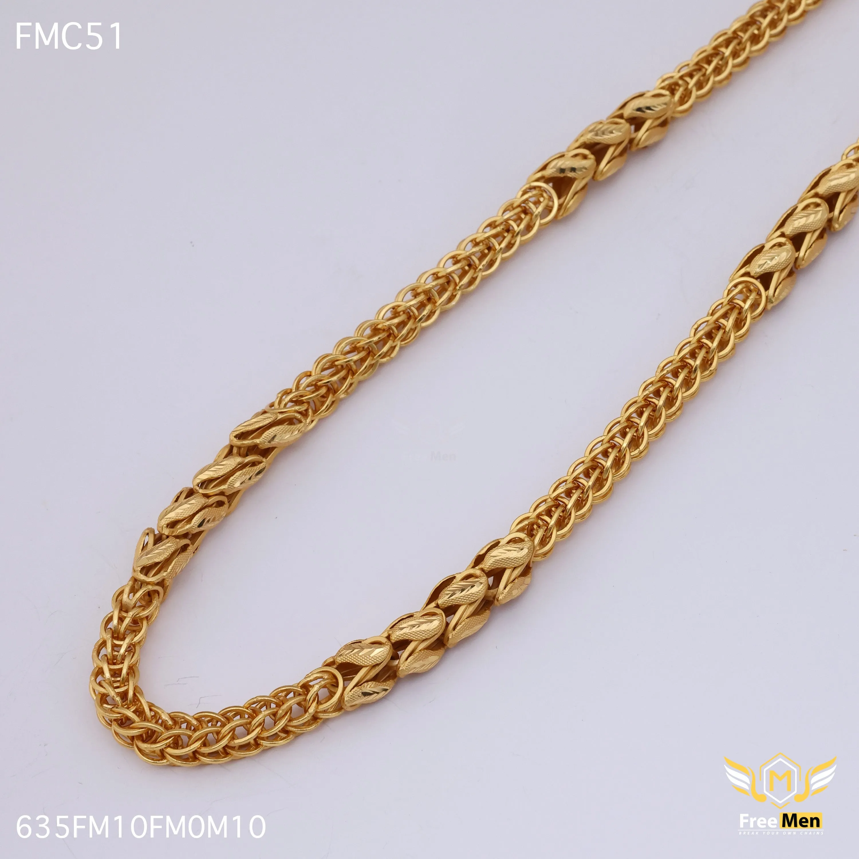 Freemen Entertaining leaf Indo Design Link Design Chain - FMC75