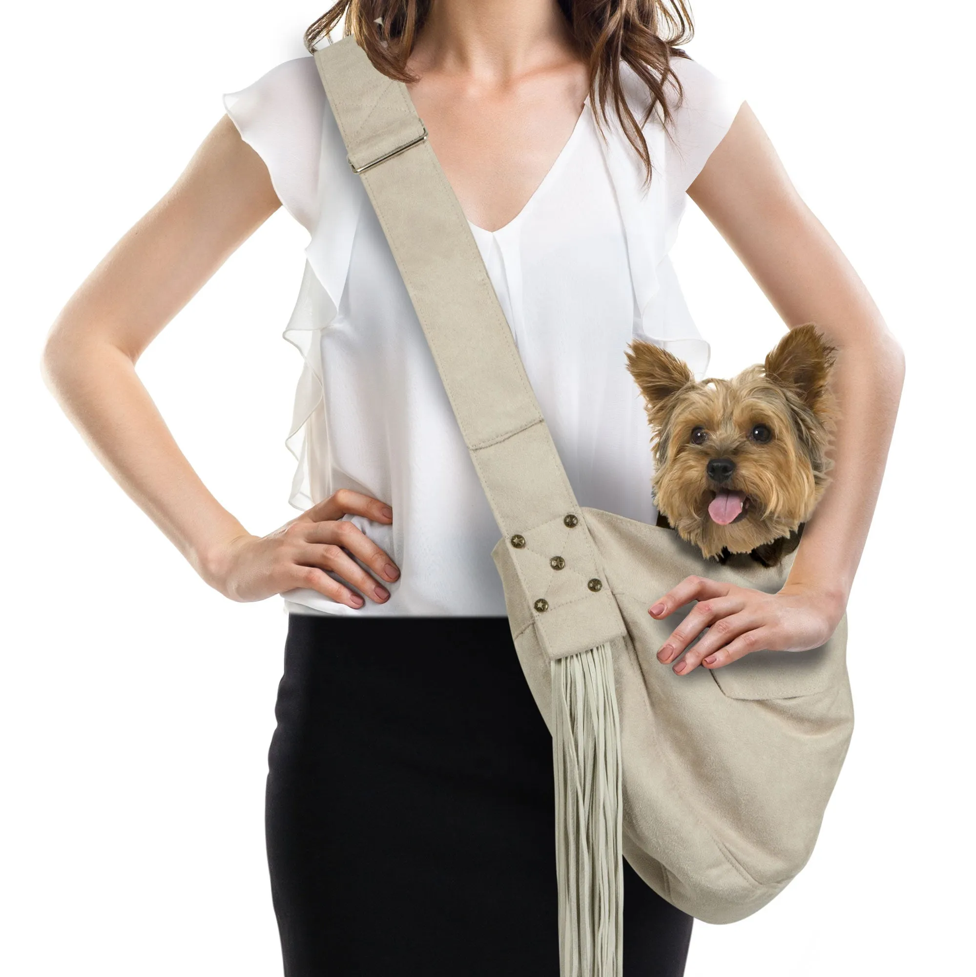 fringe cuddle carrier - doe summer liner