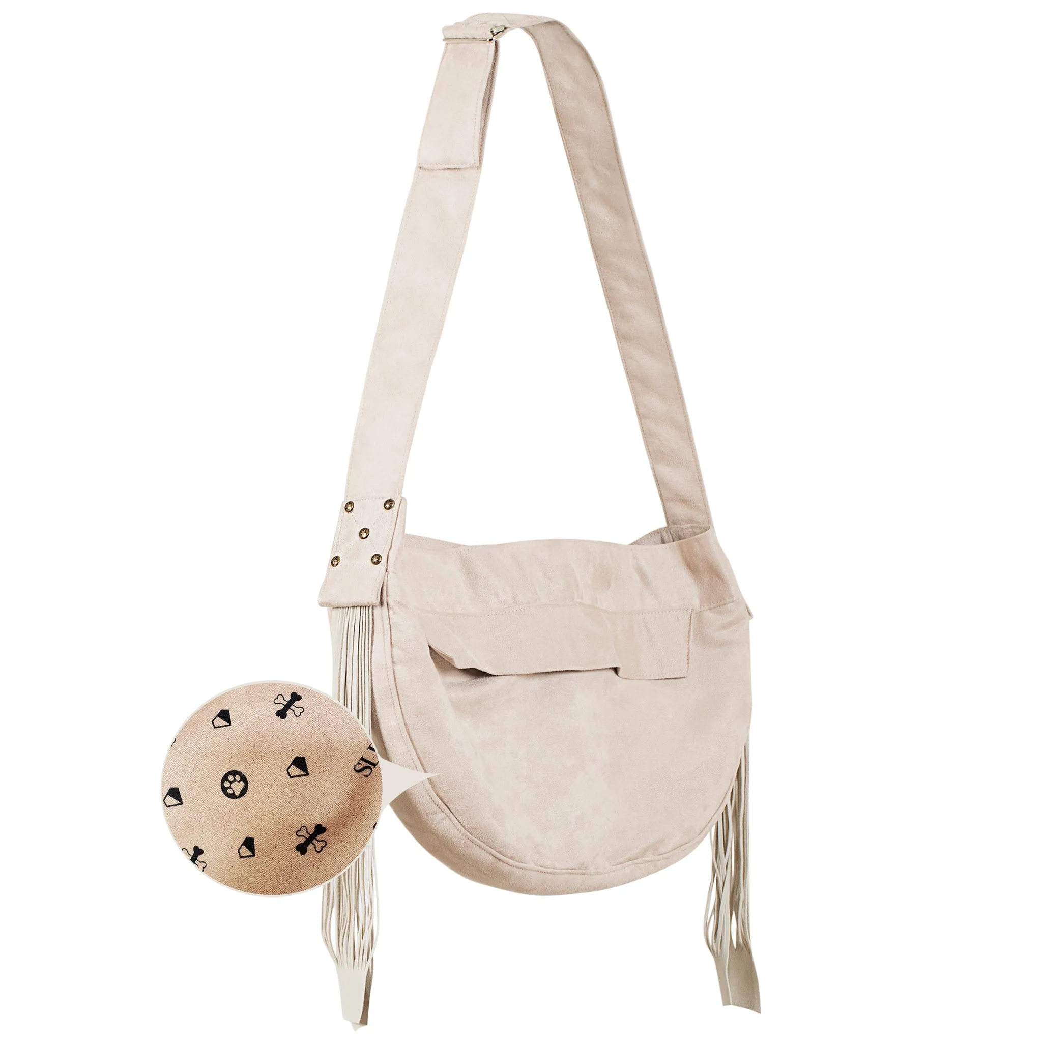 fringe cuddle carrier - doe summer liner