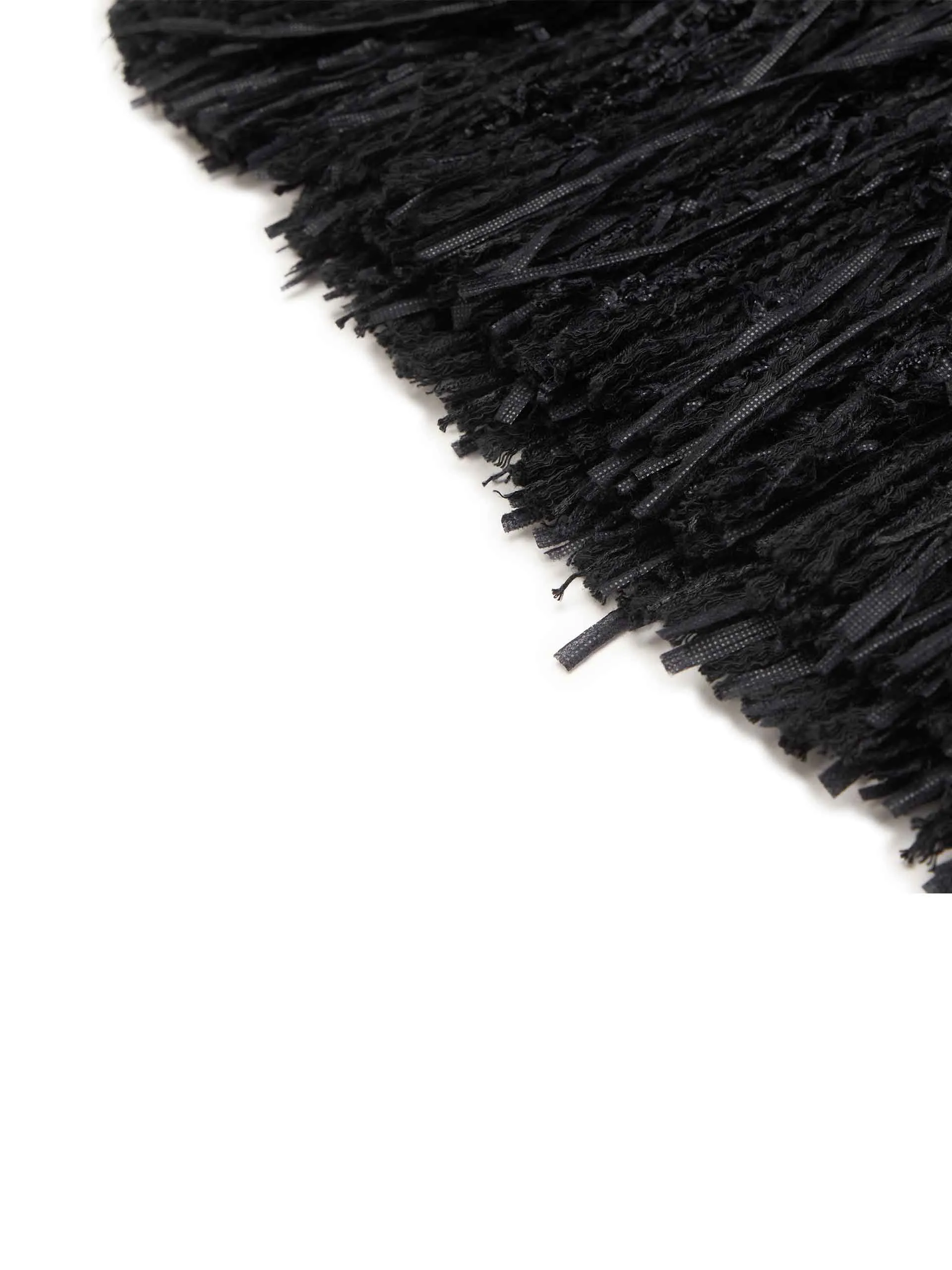 Fringed Detail Tweed Skirt
