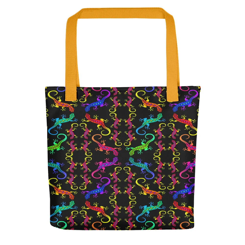GECKO PUZZLE Tote bag