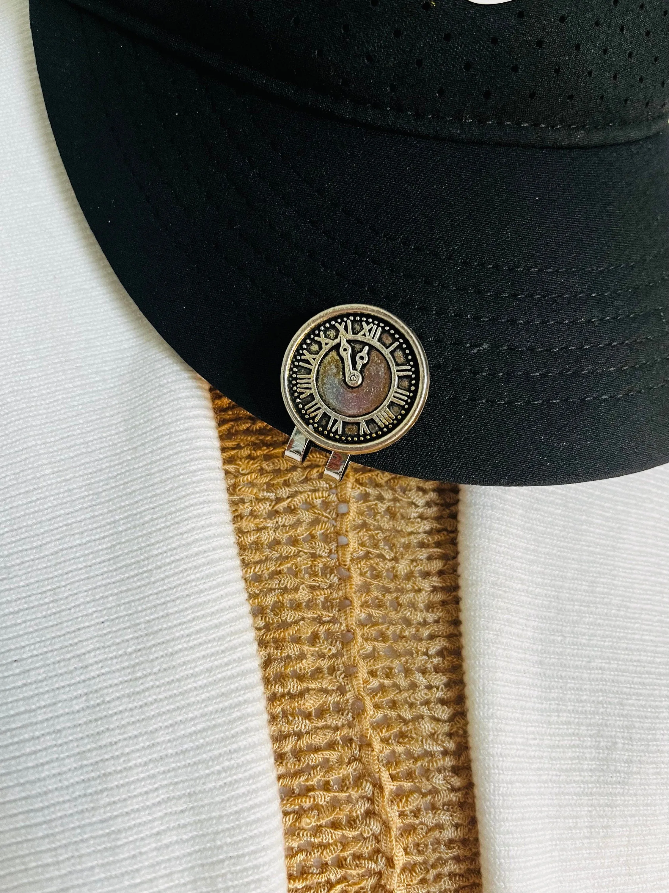 Golf Markers Clock Golf Ball Marker With Magnetic Clip Hat Clips Golf Ballmarker Golf Gift for Him Golf Gift Idea for Her Golf Accessories