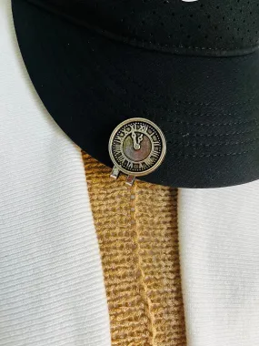 Golf Markers Clock Golf Ball Marker With Magnetic Clip Hat Clips Golf Ballmarker Golf Gift for Him Golf Gift Idea for Her Golf Accessories