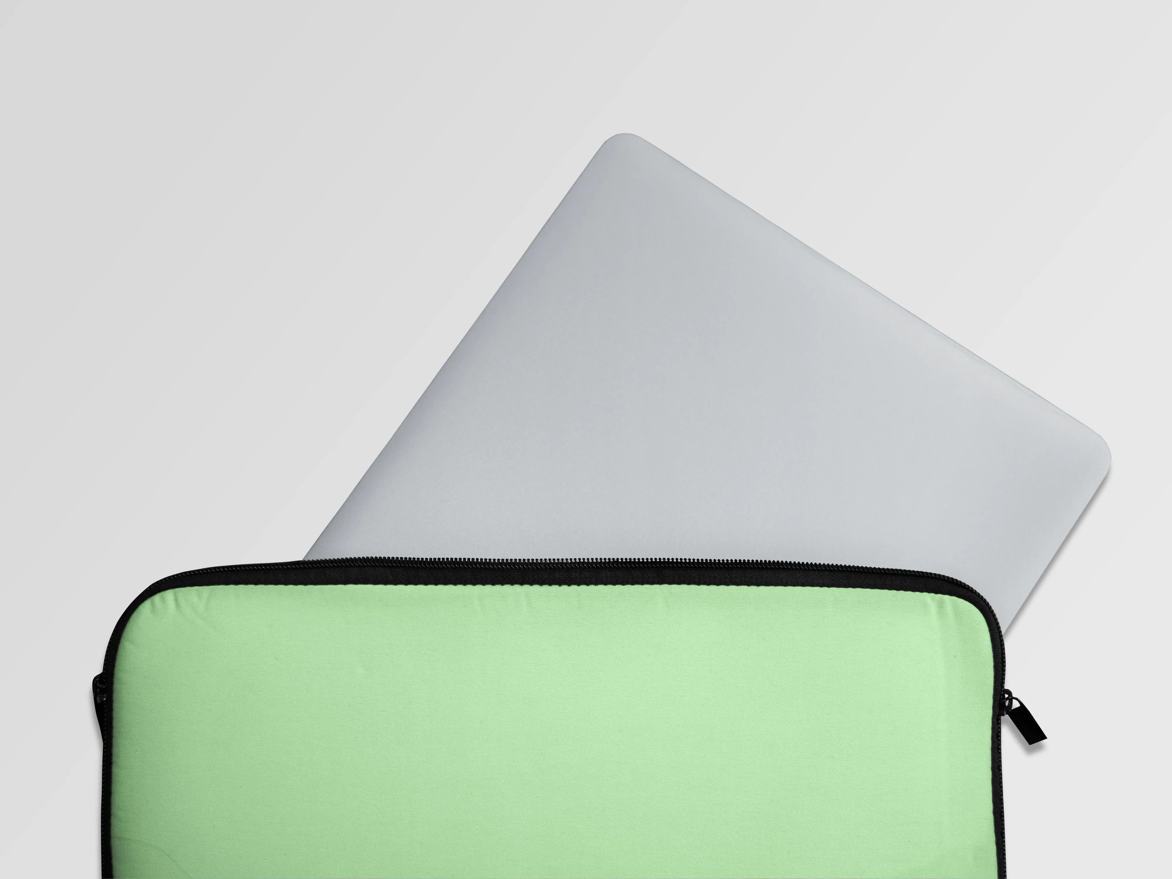 Green Basic Laptop Sleeve Bag