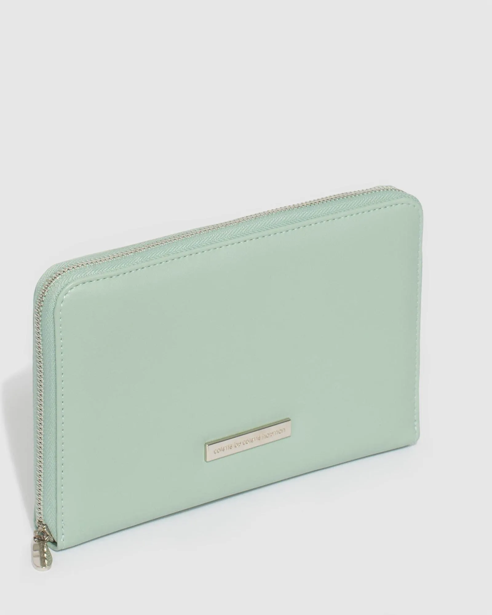 Green Talissa Plain Travel Wallet