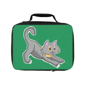 Grey Kitty Lunch Bag