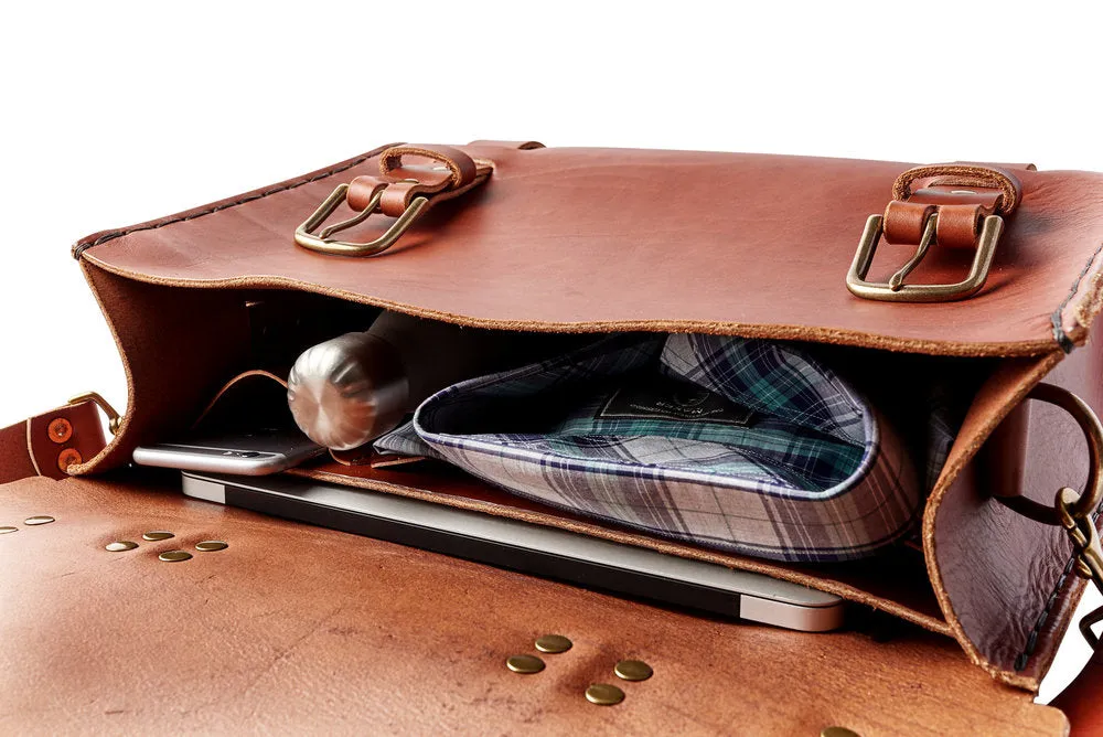 H B SADDLE | SEDONA BROWN LEATHER