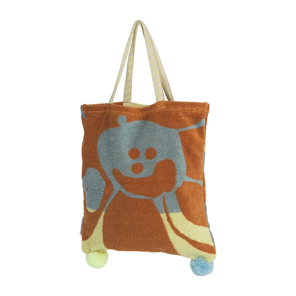 Hailsham Floral Tote Bag - Fudge