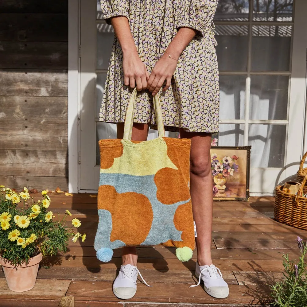 Hailsham Floral Tote Bag - Fudge