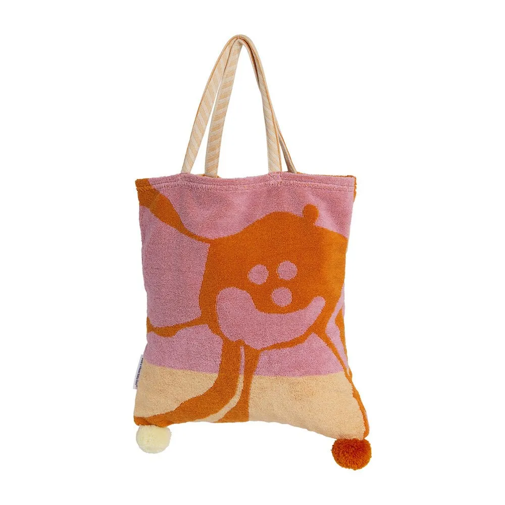 Hailsham Floral Tote Bag - Persimmon