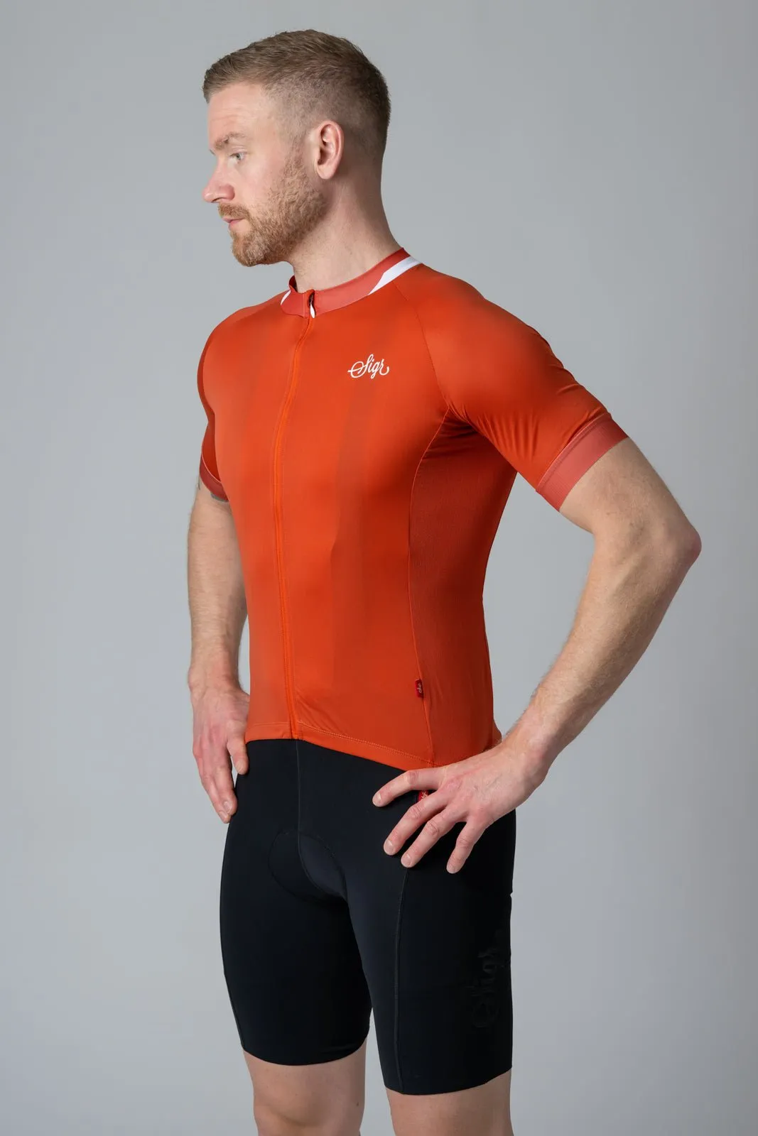 Havtorn Dawn Men's Orange Cycling Jersey