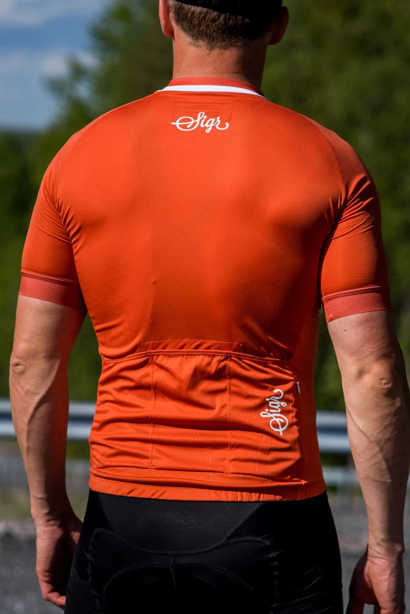 Havtorn Dawn Men's Orange Cycling Jersey