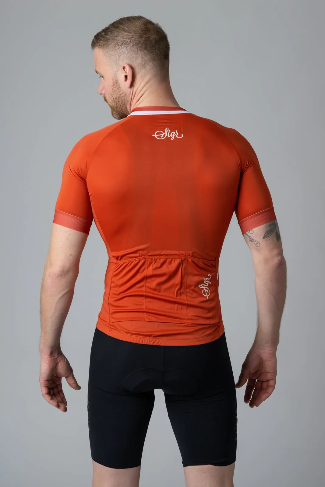 Havtorn Dawn Men's Orange Cycling Jersey