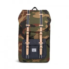 Herschel Little America Rucksack Woodland Camo Dark Denim