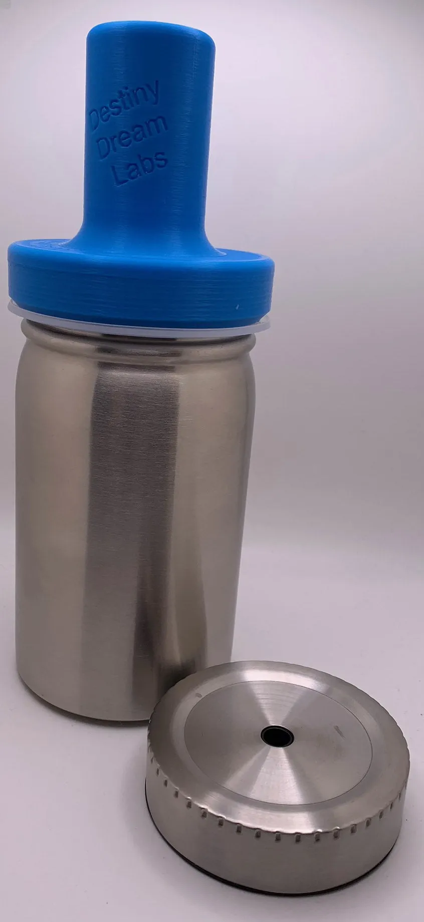 Holder for Stainless Steel Mason Tumbler and Top