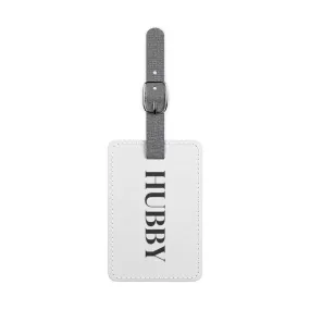 Hubby Saffiano Polyester Luggage Tag, Rectangle