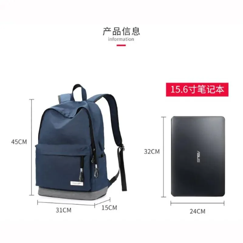Kaka Canvas Laptop Backpack - KBK541