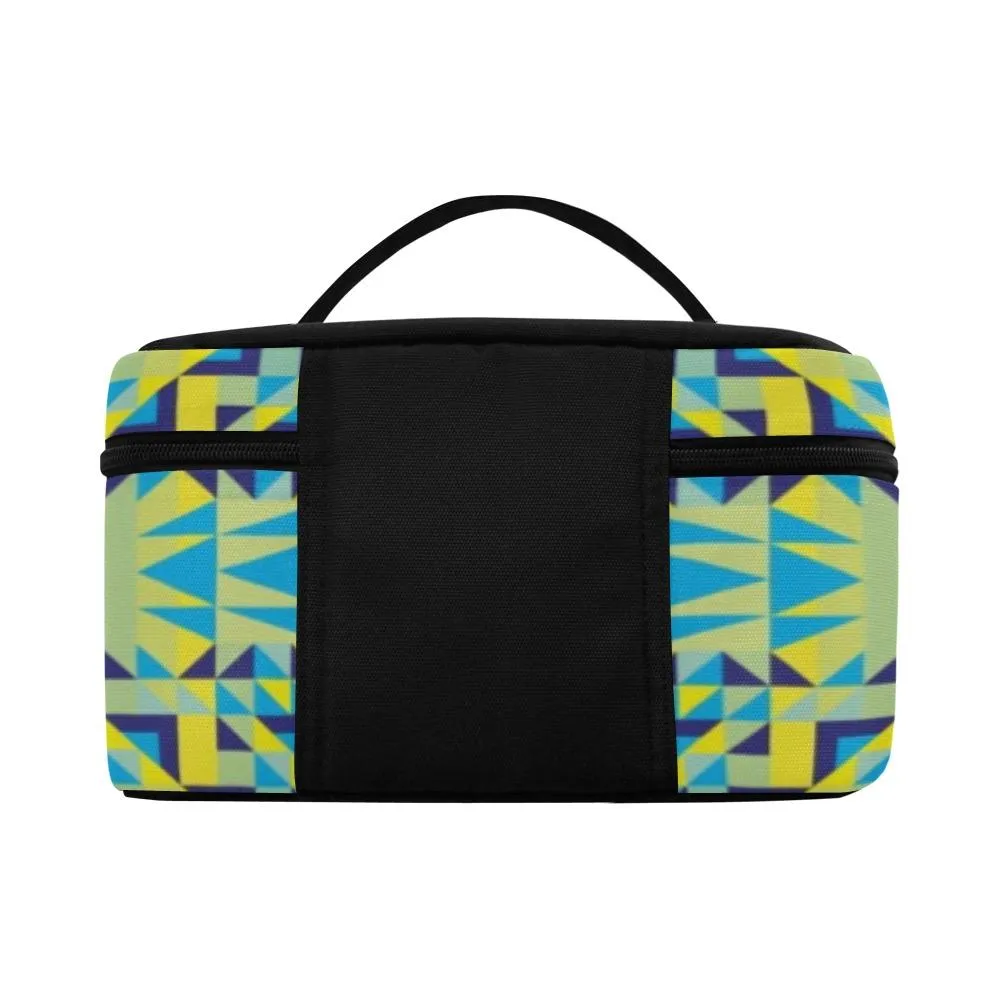 Kaleidoscope Jaune Bleu Cosmetic Bag/Large