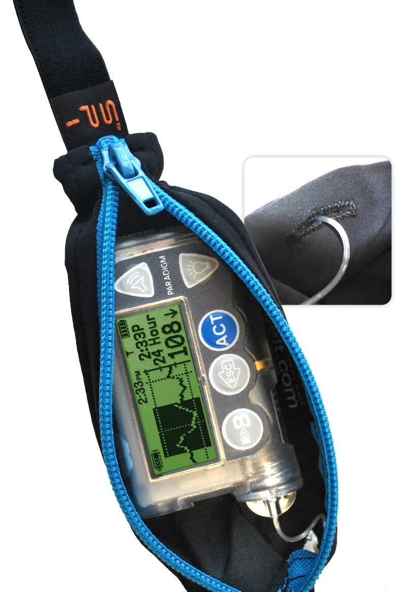 Kids Diabetic SPIbelt® with a Pass-Through Hole- Flames