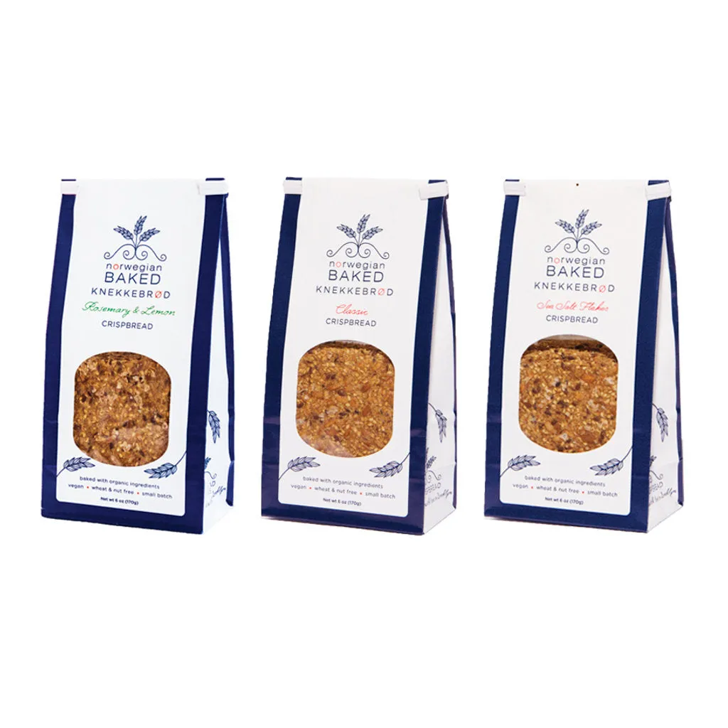 Knekkebrød Crispbread Variety Bundle  (Pack)