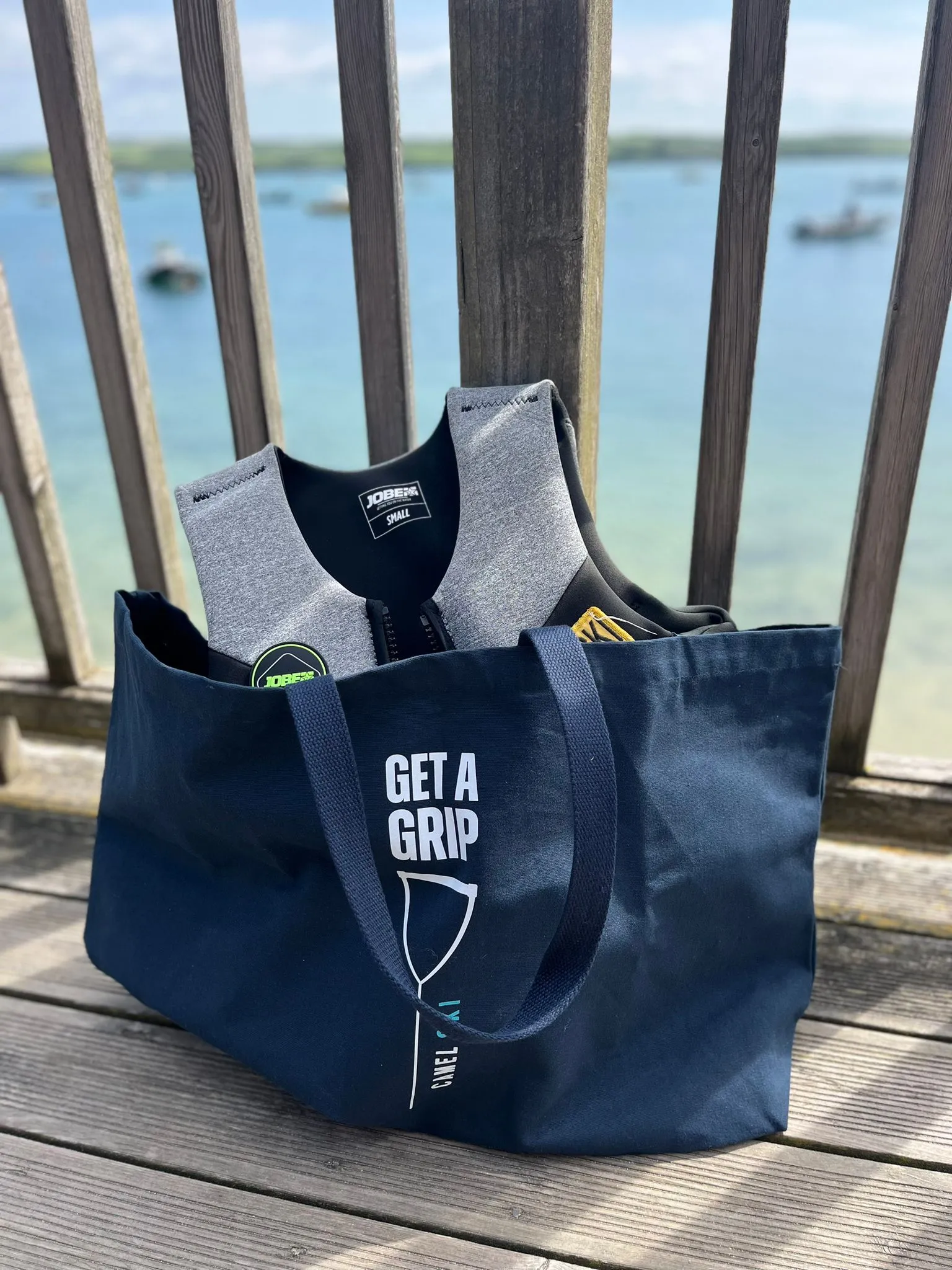 Large 'Get A Grip' Canvas Bag