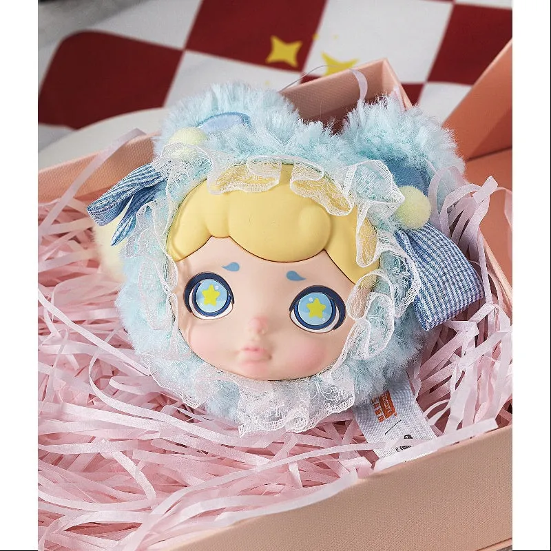 Laura Winter Tea Party Series Plush Headphone Bag Sea Salt Lemon