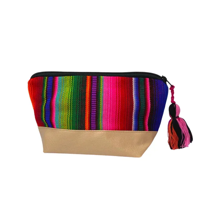Leather Cosmetic Bag - Vegan, Guatemala
