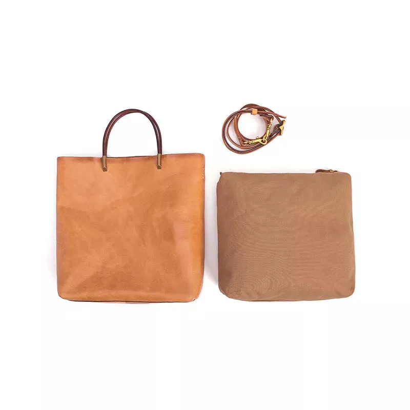 Leather Mini Crossbody Tote
