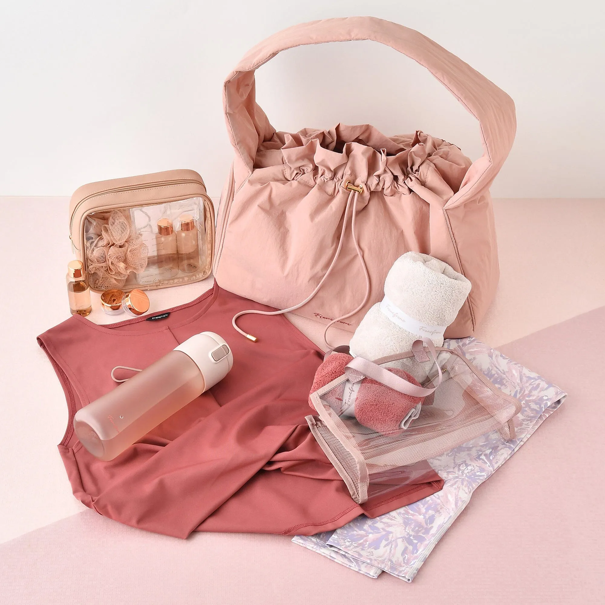 Logo Gym Bag Pink