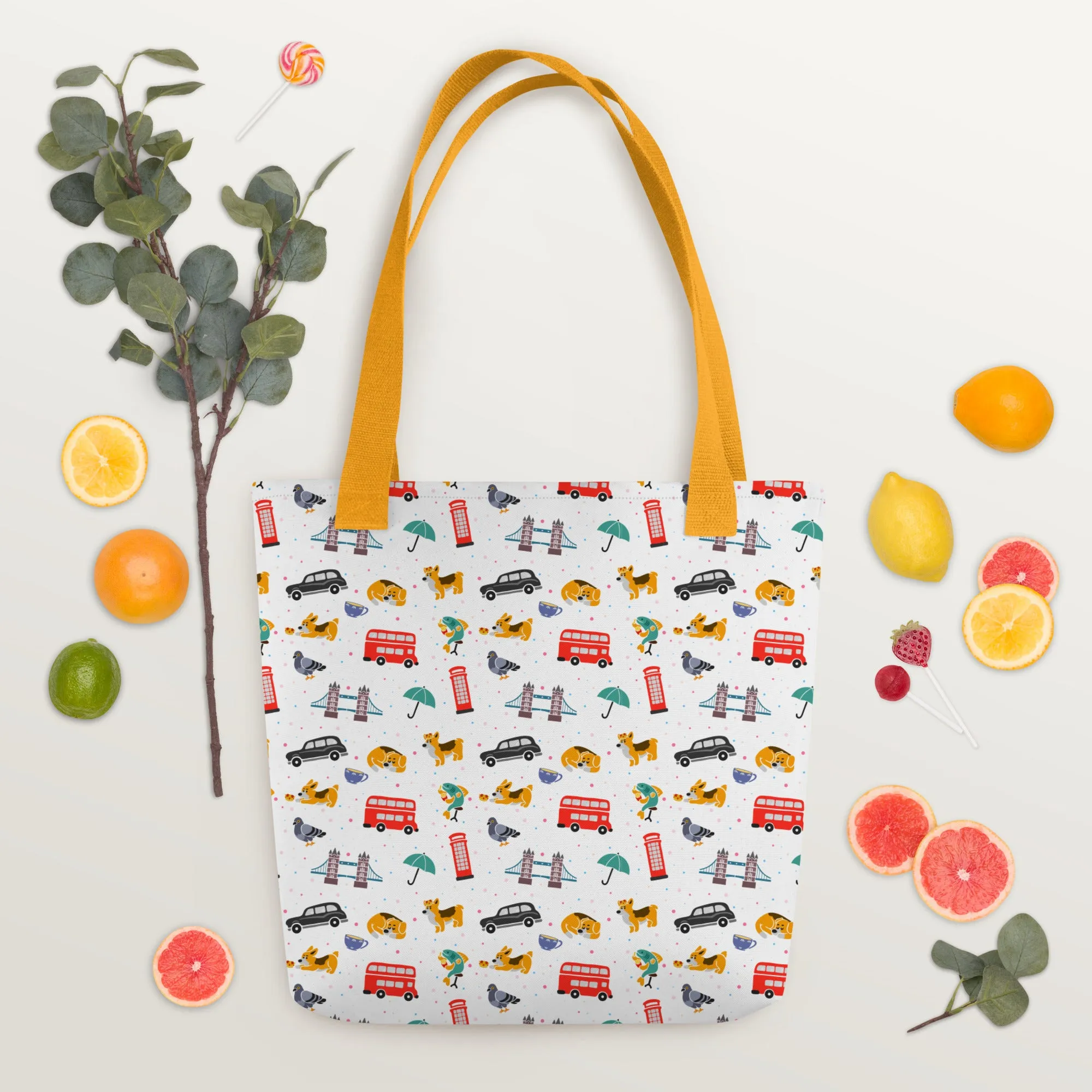 London Doodles - All Over Print - Tote Bag
